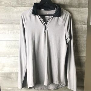 Nike Dri Fit men’s gray pullover running sweater